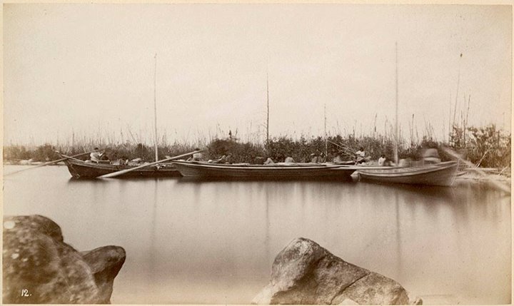 Three York Boats, Swampy Lake, Manitoba