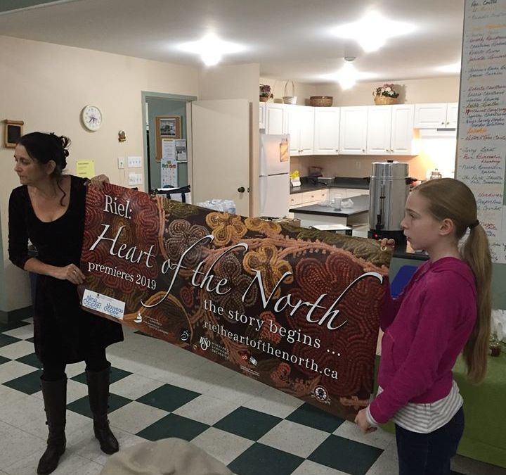 Amazing dinner with the fine folks from St. Laurent Manitoba! We appreciate so much the lovely feast you lovingly prepared, and the opportunity to get to know you all. We are looking forward to learning so much from you! @ St. Laurent Arena