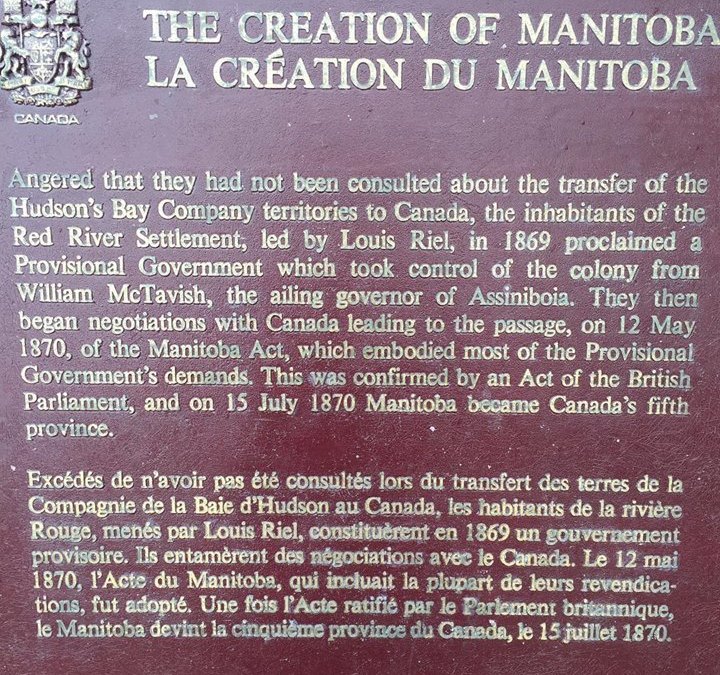 Lots of important history at The Forks in Winnipeg.