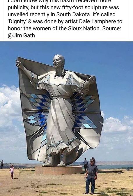 Beautifying statue!
