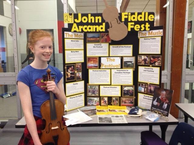 well we're HUGE fans of John N Vicki Arcand and the John Arcand Fiddle Fest so we're rooting for this young fiddler!