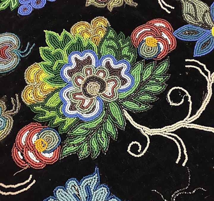 women's art = art. I do wonder about the attribution. South of the Medicine Line very few people know about Métis culture, including Métis themselves. As historian Nicholas Vrooman points out in his book, “The Whole Country Was … ‘One Robe’”: The Little Shell Tribe's America", at the end of the 19th c the Métis/Michif were homeless. They petitioned for reserves but were fundamentally denied land. in fact, land was taken from them (on both sides of the border), more than a few times, and 'allowed' to settle on the dreck side - thus the name, the roadside allowance people.